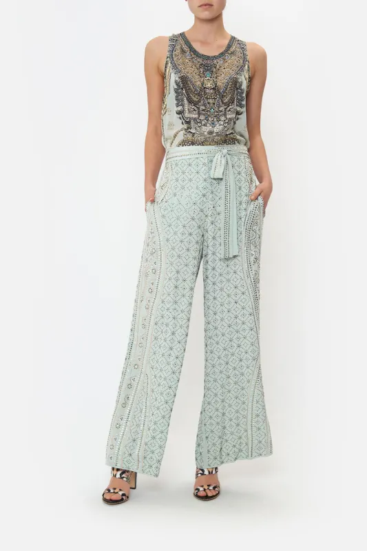PAPERBAG WAIST WIDE LEG PANT LUXE ESPIRITU sold by Camilla