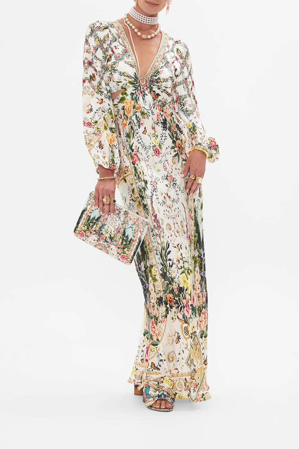 SMALL CANVAS CLUTCH RENAISSANCE ROMANCE sold by Camilla product image thumbnail 5