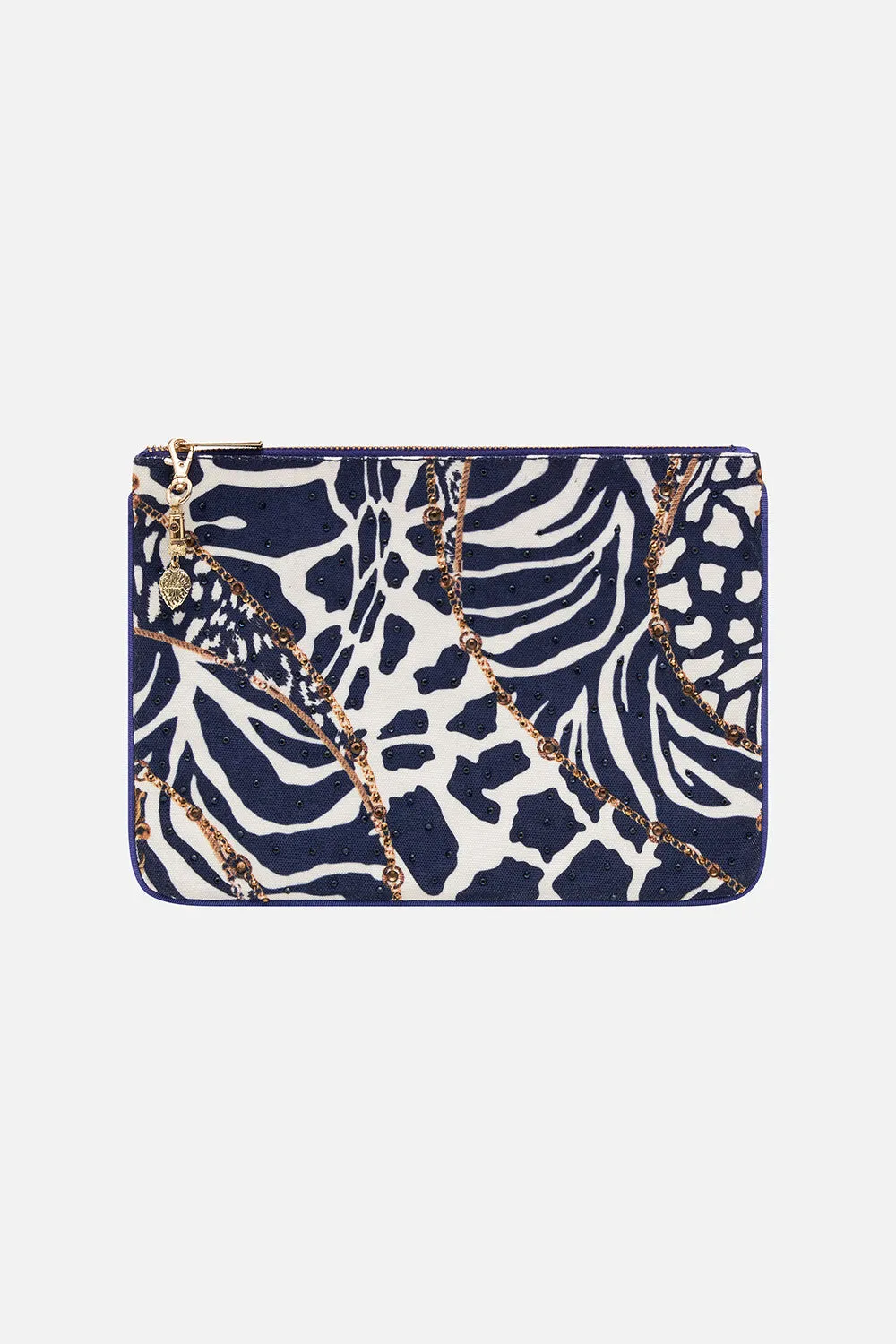 SMALL CANVAS CLUTCH WHERES YOUR HEAD AT sold by Camilla