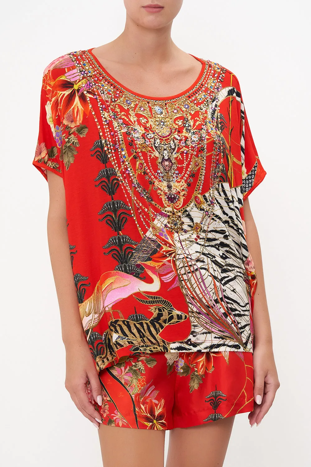 LOOSE FIT ROUND NECK TEE THE LEGEND OF ZIBA sold by Camilla product image thumbnail 5