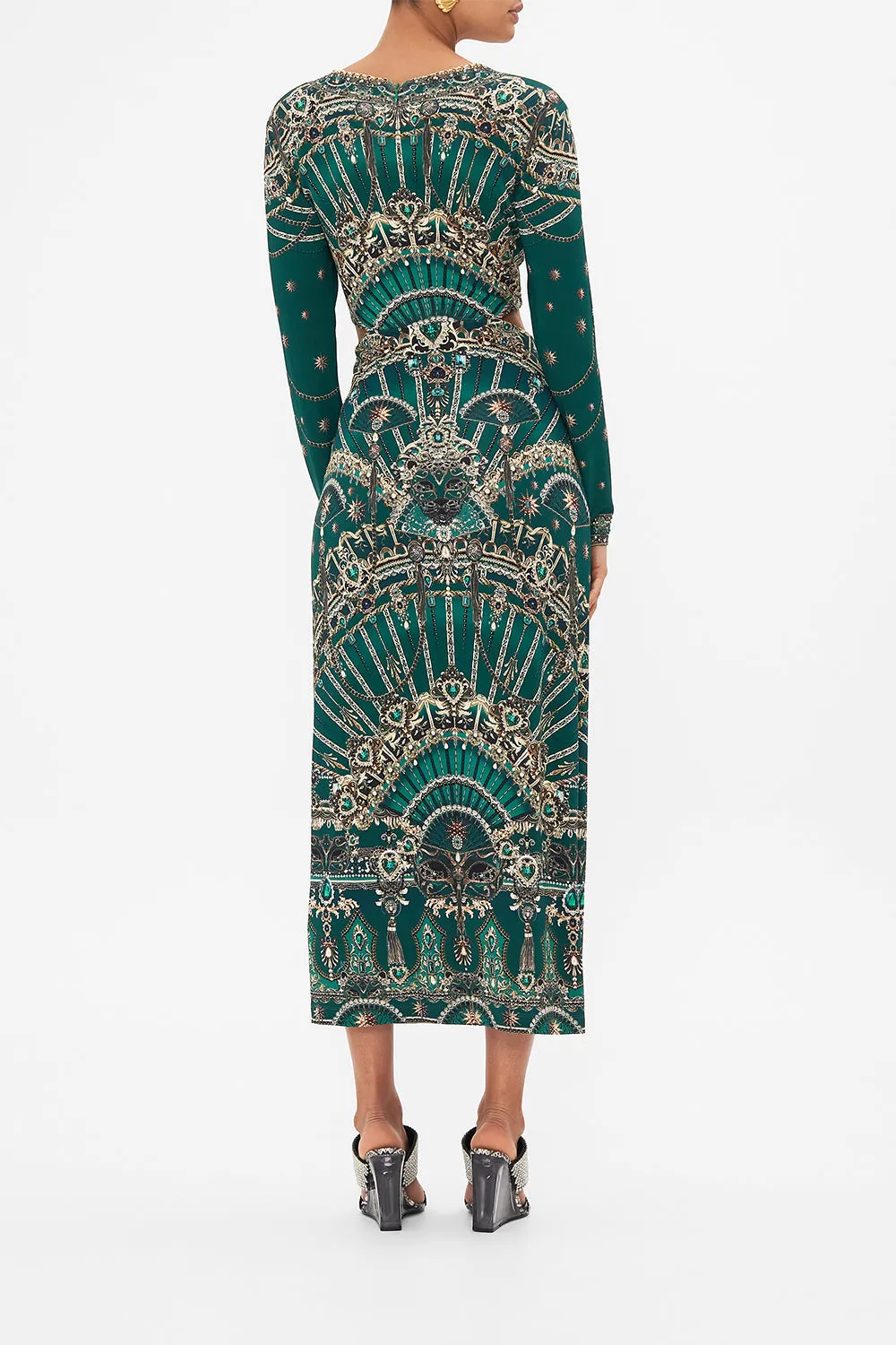 CUT OUT JERSEY DRESS WITH HARDWARE A VENICE VEIL sold by Camilla product image thumbnail 2