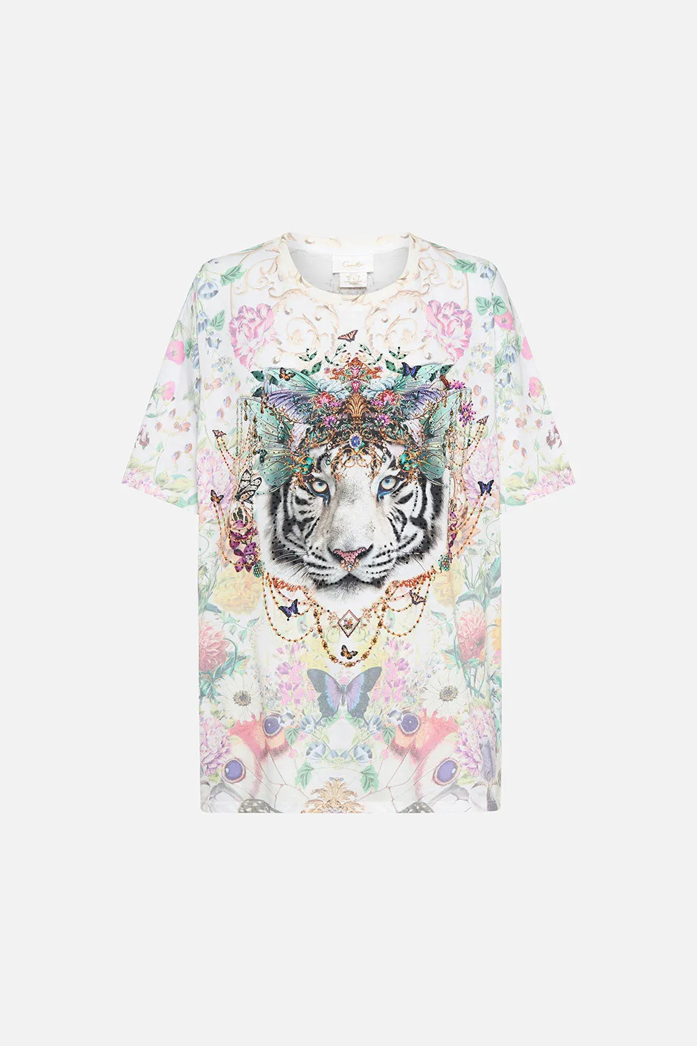 OVERSIZE BAND TEE QUEENS BEE HIVE sold by Camilla product image thumbnail 3