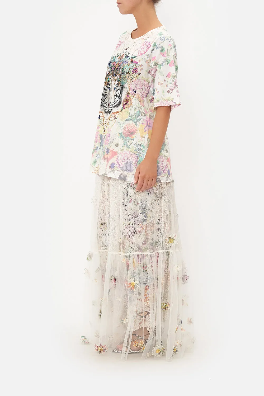 OVERSIZE BAND TEE QUEENS BEE HIVE sold by Camilla product image thumbnail 4