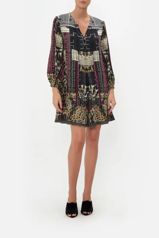 BUTTON UP DRESS WITH YOKE DESERT DREAMS sold by Camilla