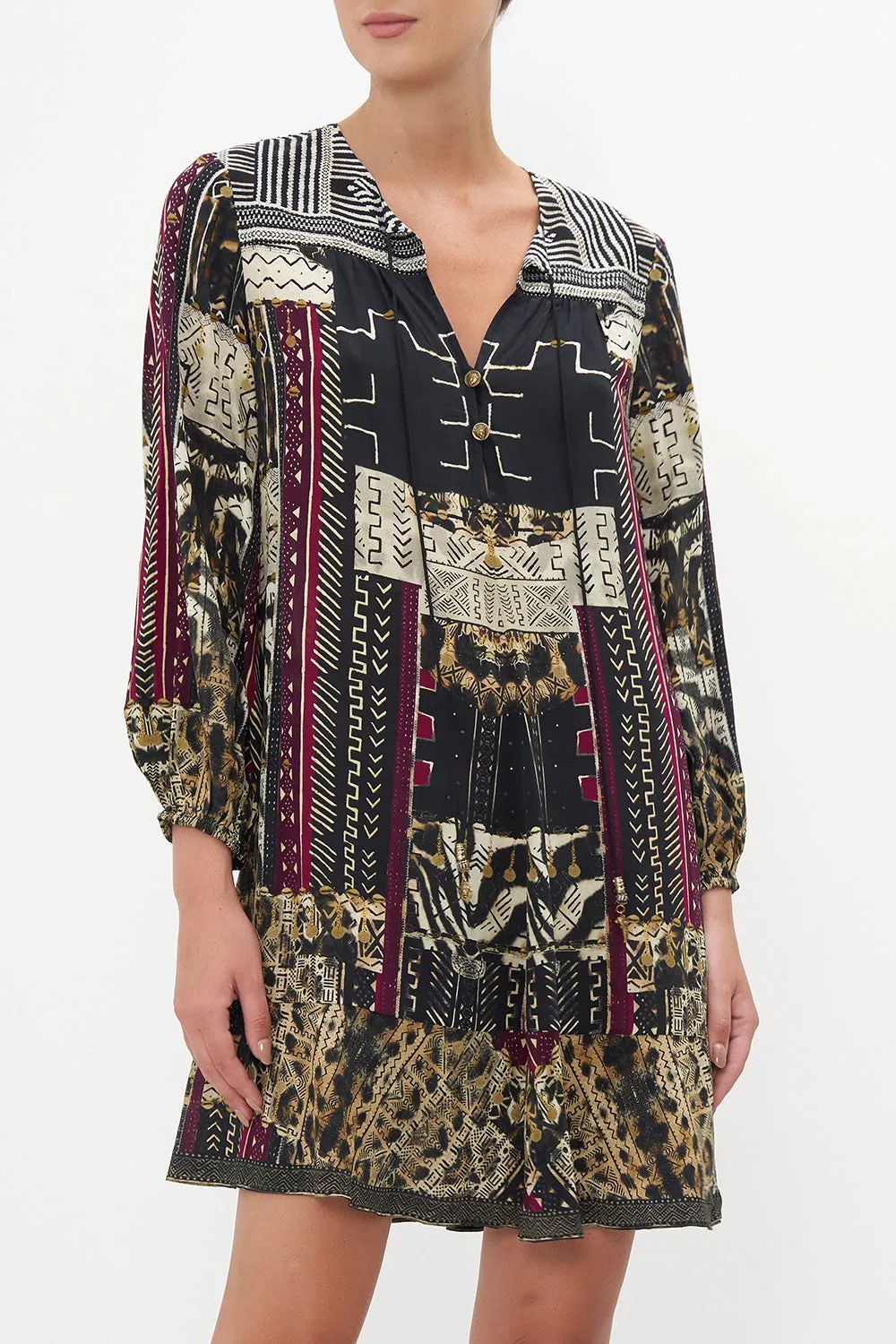 BUTTON UP DRESS WITH YOKE DESERT DREAMS sold by Camilla product image thumbnail 5