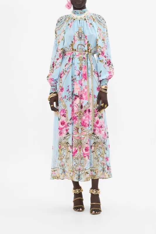 RAGLAN SLEEVE MIDI SHIRT DRESS DOWN THE GARDEN PATH sold by Camilla