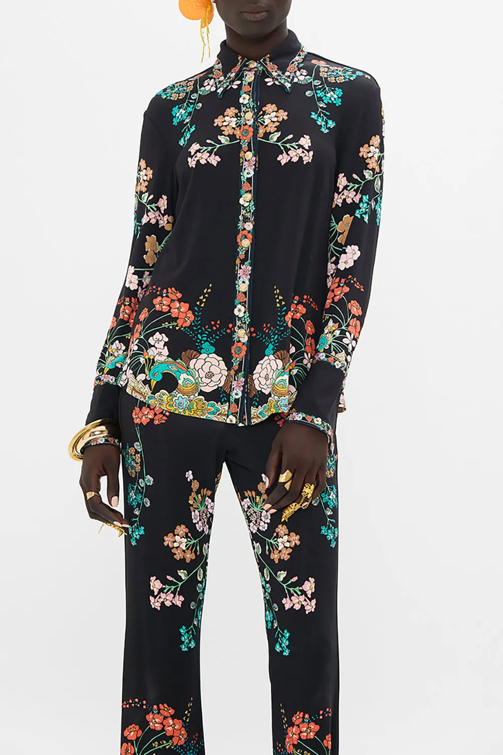 FITTED JERSEY SHIRT WE WORE FOLKLORE sold by Camilla product image thumbnail 5