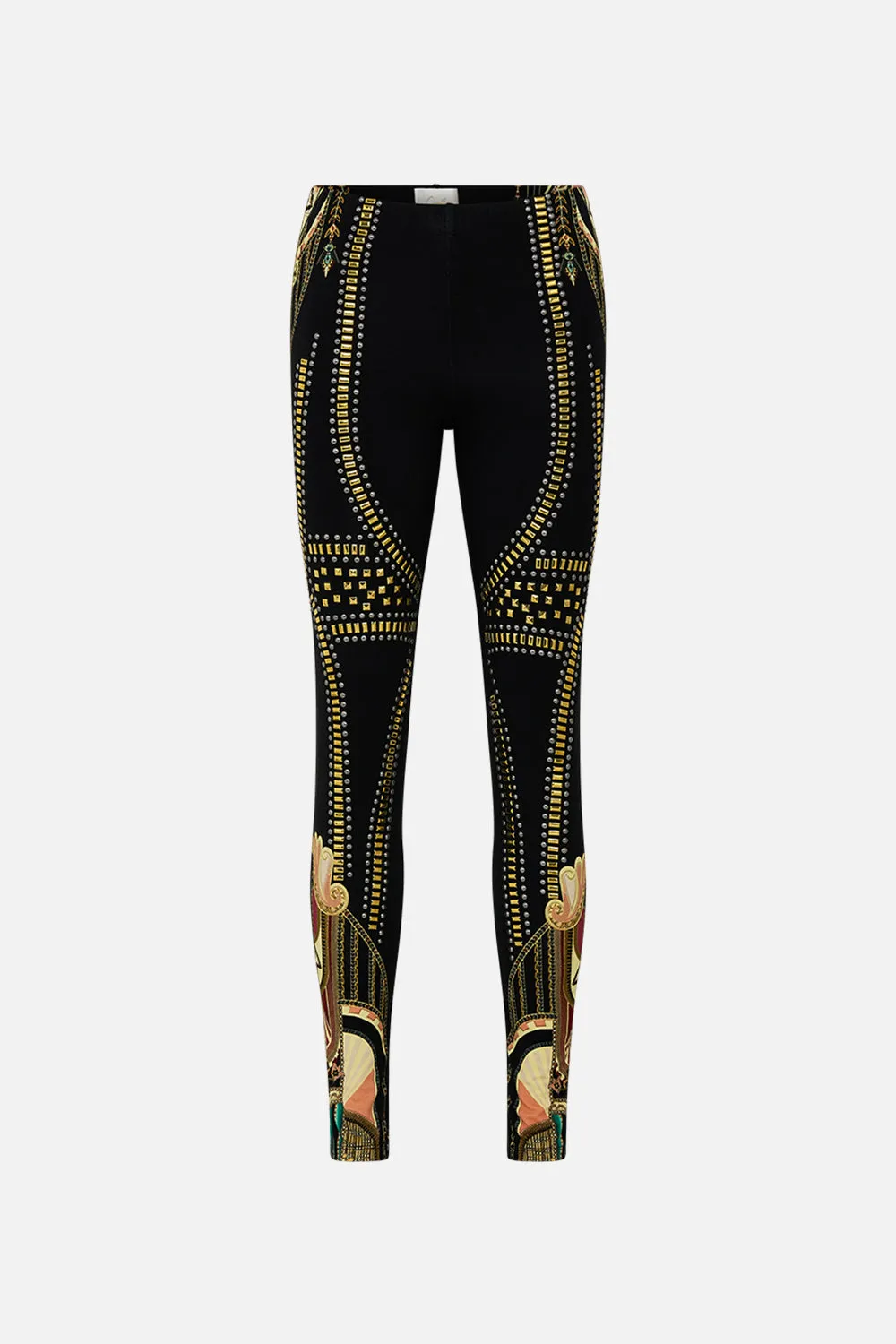 METAL HOTFIX EMBELLISHED LEGGINGS THEY CALLED HER NEFERTARI sold by Camilla product image thumbnail 3