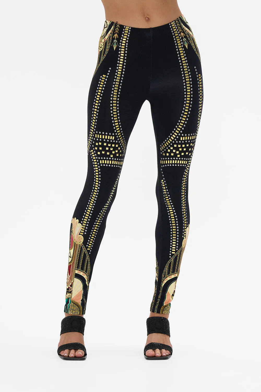METAL HOTFIX EMBELLISHED LEGGINGS THEY CALLED HER NEFERTARI sold by Camilla product image thumbnail 5