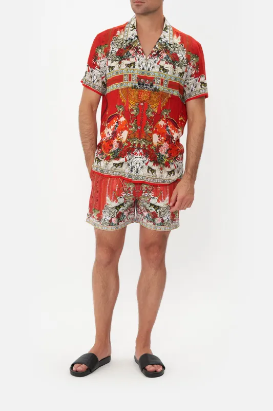 SHORT SLEEVE CAMP COLLARED SHIRT HANGZHOU HOLLYWOOD sold by Camilla