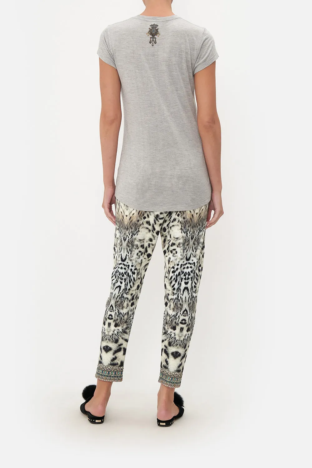 CURVED HEM FITTED TEE SNOW WHISPERS LOUNGE sold by Camilla product image thumbnail 2