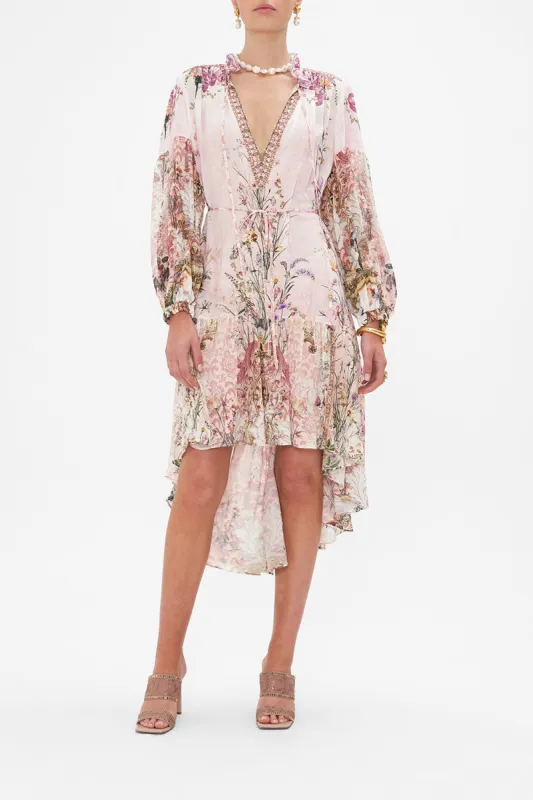 BLOUSON HIGH LOW DRESS KISSED BY THE PRINCE sold by Camilla