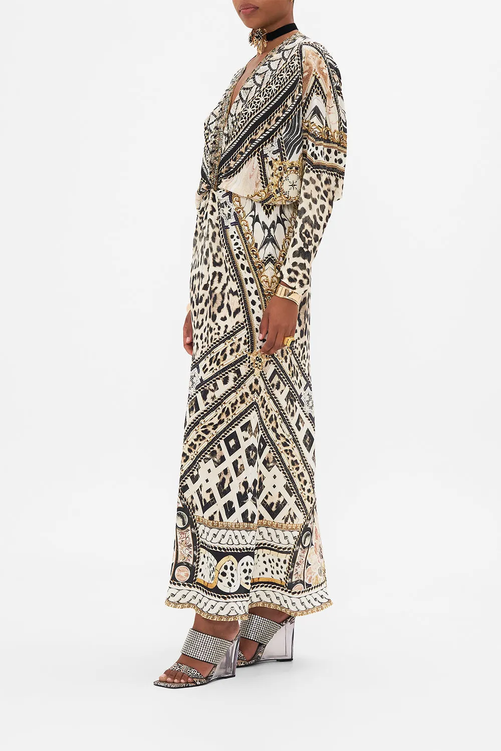 TWIST FRONT BATWING DRESS MOSAIC MUSE sold by Camilla product image thumbnail 4