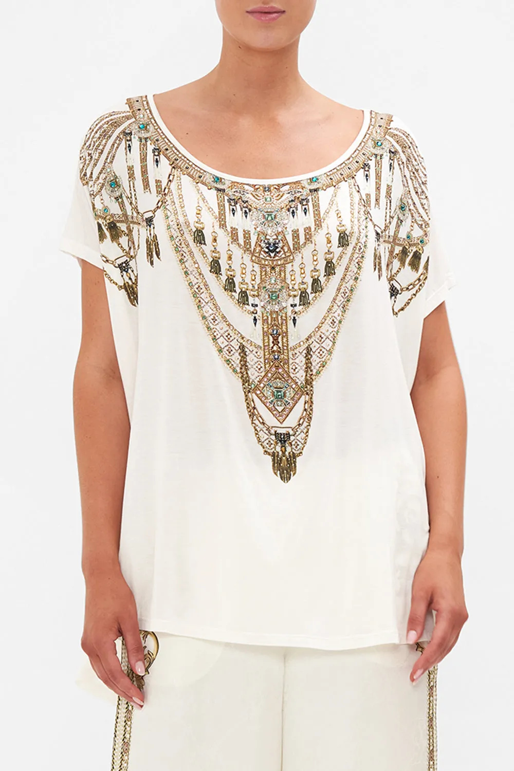 LOOSE FIT TEE SOAR LIKE AN EAGLE sold by Camilla product image thumbnail 5