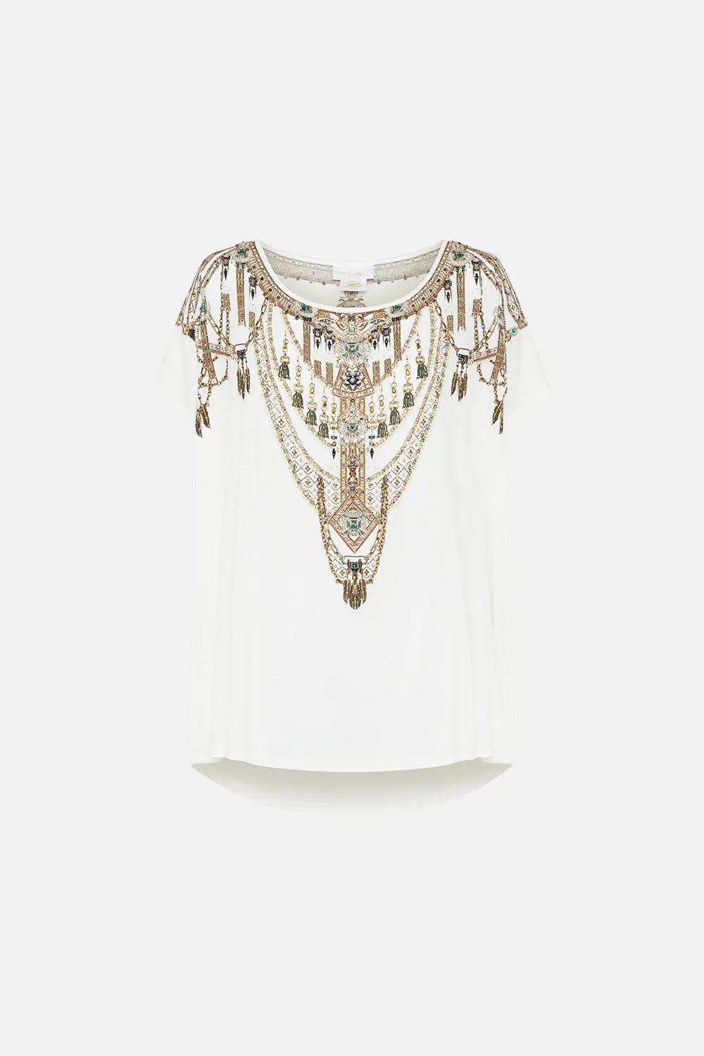 LOOSE FIT TEE SOAR LIKE AN EAGLE sold by Camilla product image thumbnail 3