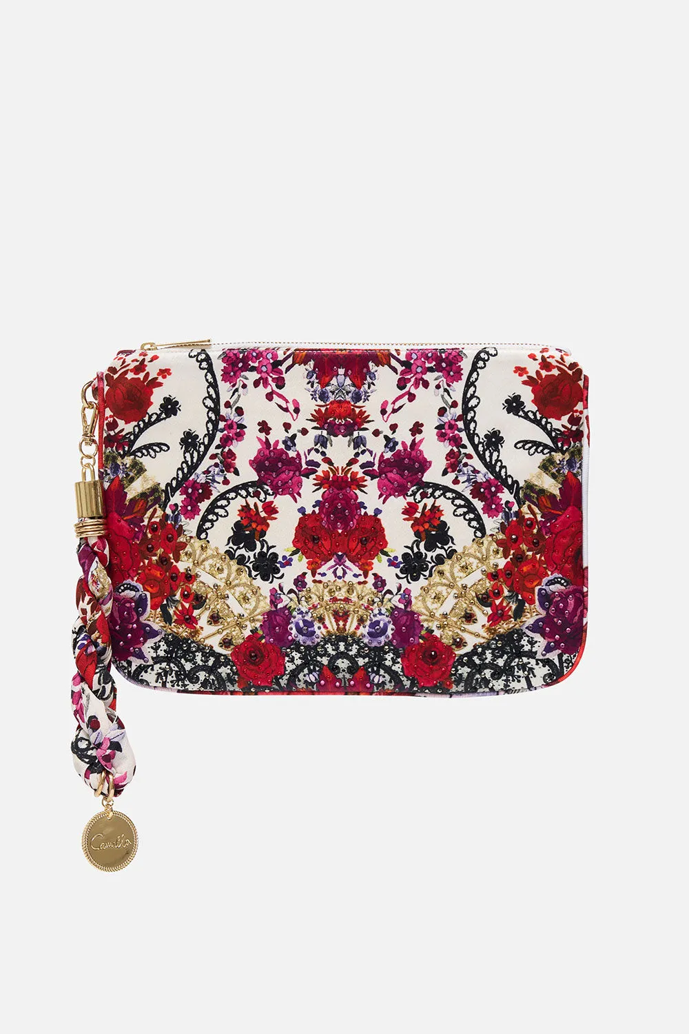 SCARF CLUTCH REIGN OF ROSES sold by Camilla
