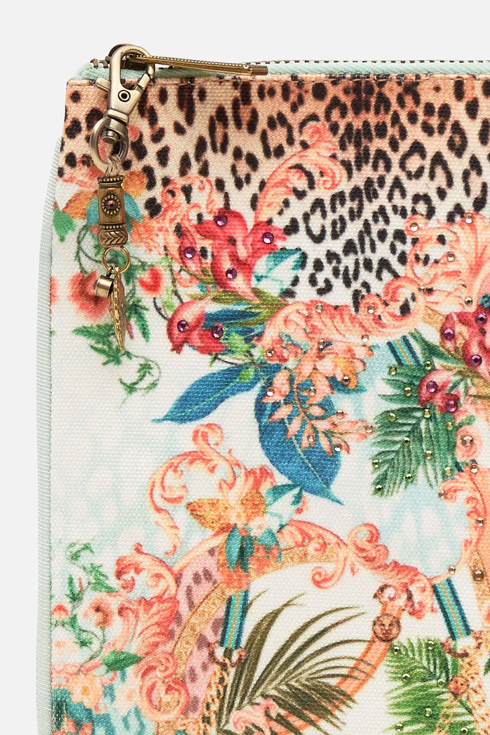 SMALL CANVAS CLUTCH ROYALTY LOYALTY sold by Camilla product image thumbnail 2