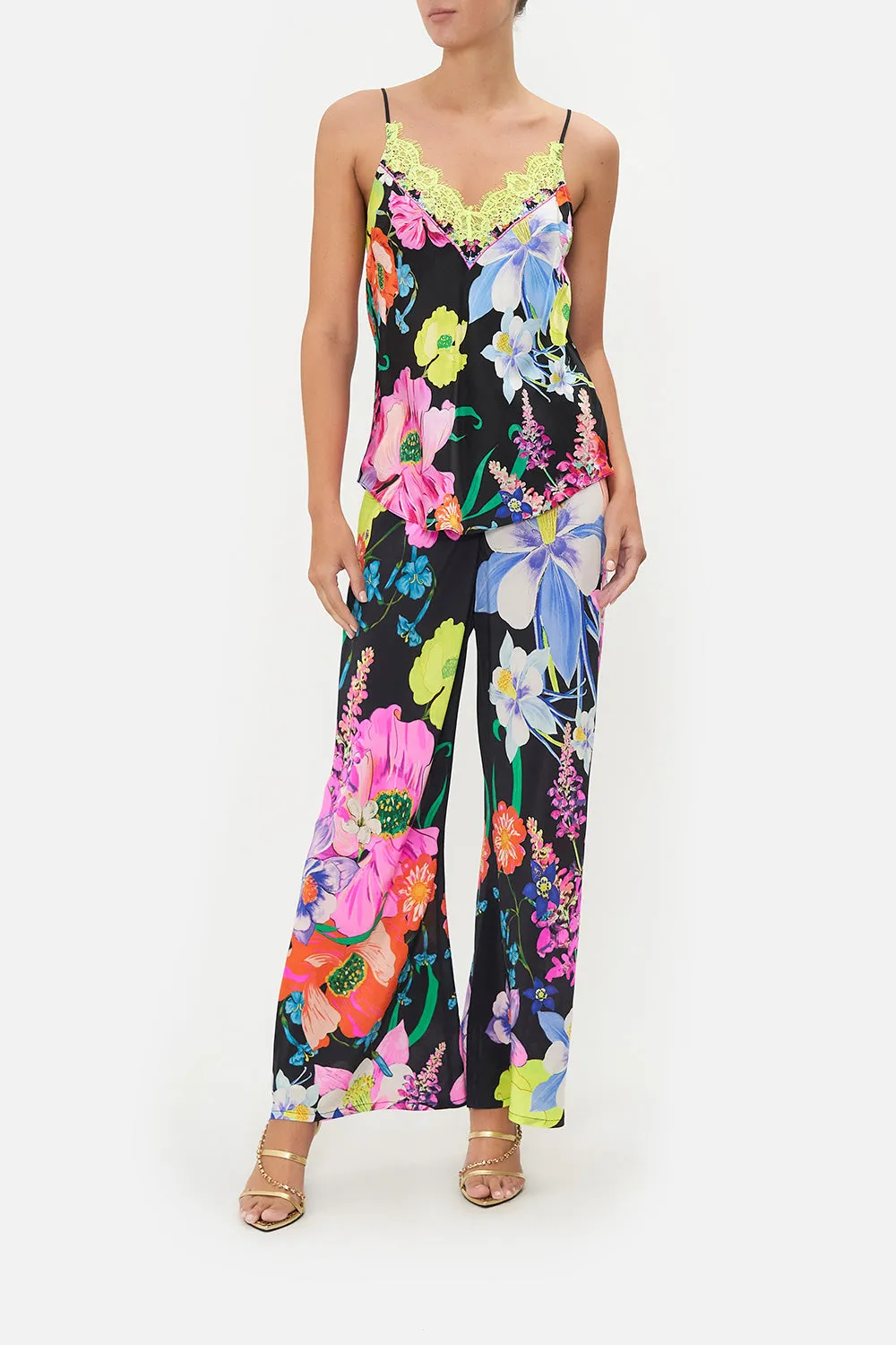 V-NECK BIAS CAMI AWAY WITH THE FAIRIES sold by Camilla