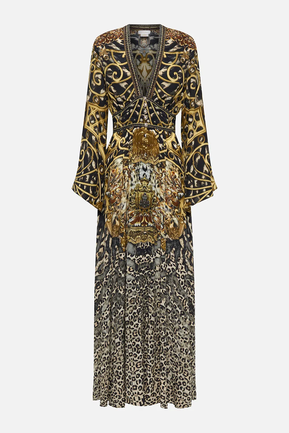 KIMONO SLEEVE DRESS WITH SHIRRING DETAIL ARMADA sold by Camilla product image thumbnail 3