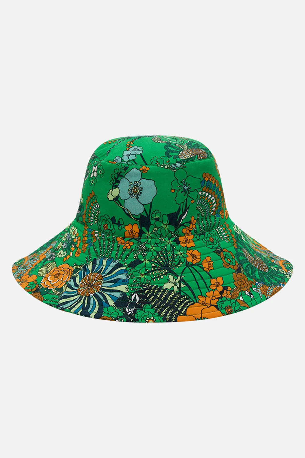 REVERSIBLE WIDE BRIM BUCKET HAT GOOD VIBES GENERATION sold by Camilla product image thumbnail 2