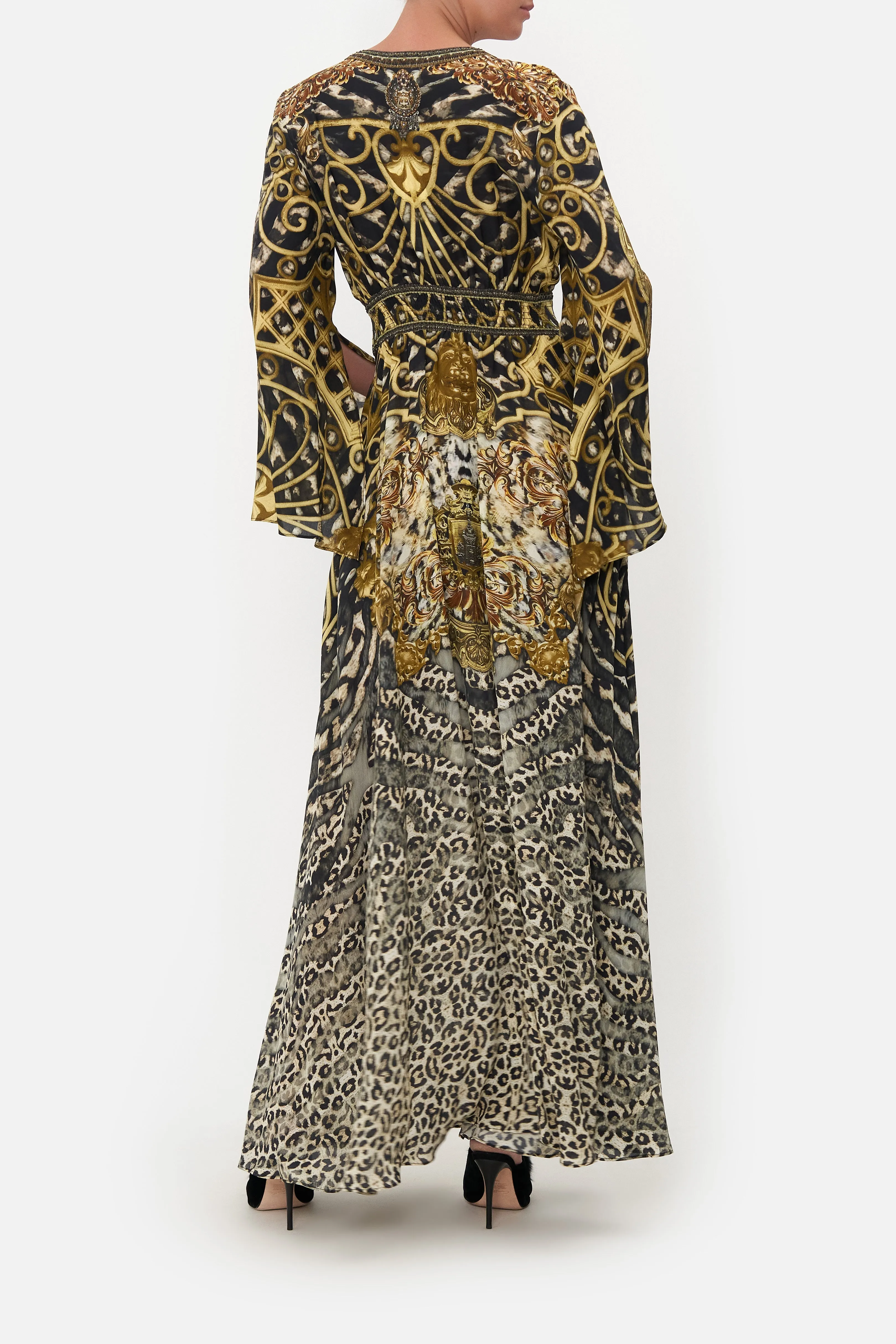 KIMONO SLEEVE DRESS WITH SHIRRING DETAIL ARMADA sold by Camilla product image thumbnail 2