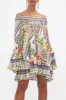 A LINE FRILL DRESS AMALFI AMORE sold by Camilla