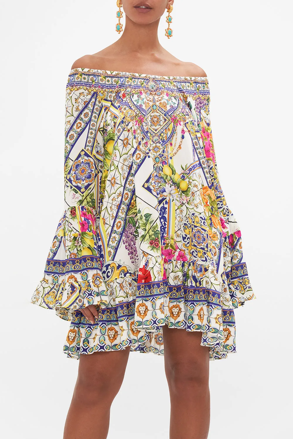 A LINE FRILL DRESS AMALFI AMORE sold by Camilla product image thumbnail 5