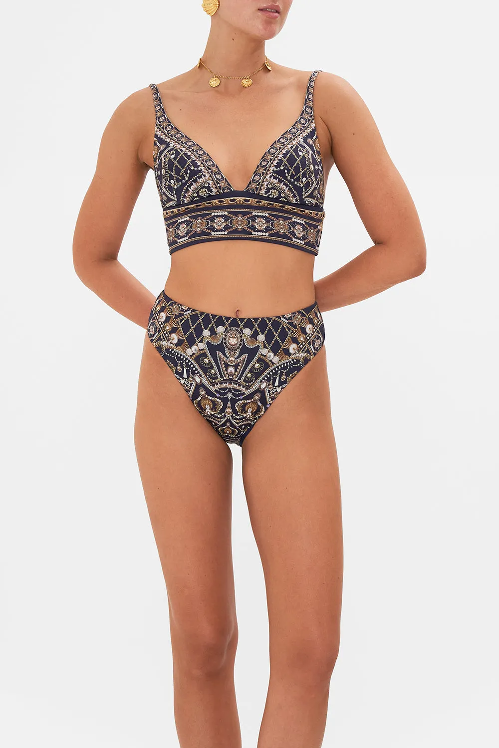 WIDE BAND HI TRI BRA DANCE WITH THE DUKE sold by Camilla product image thumbnail 5