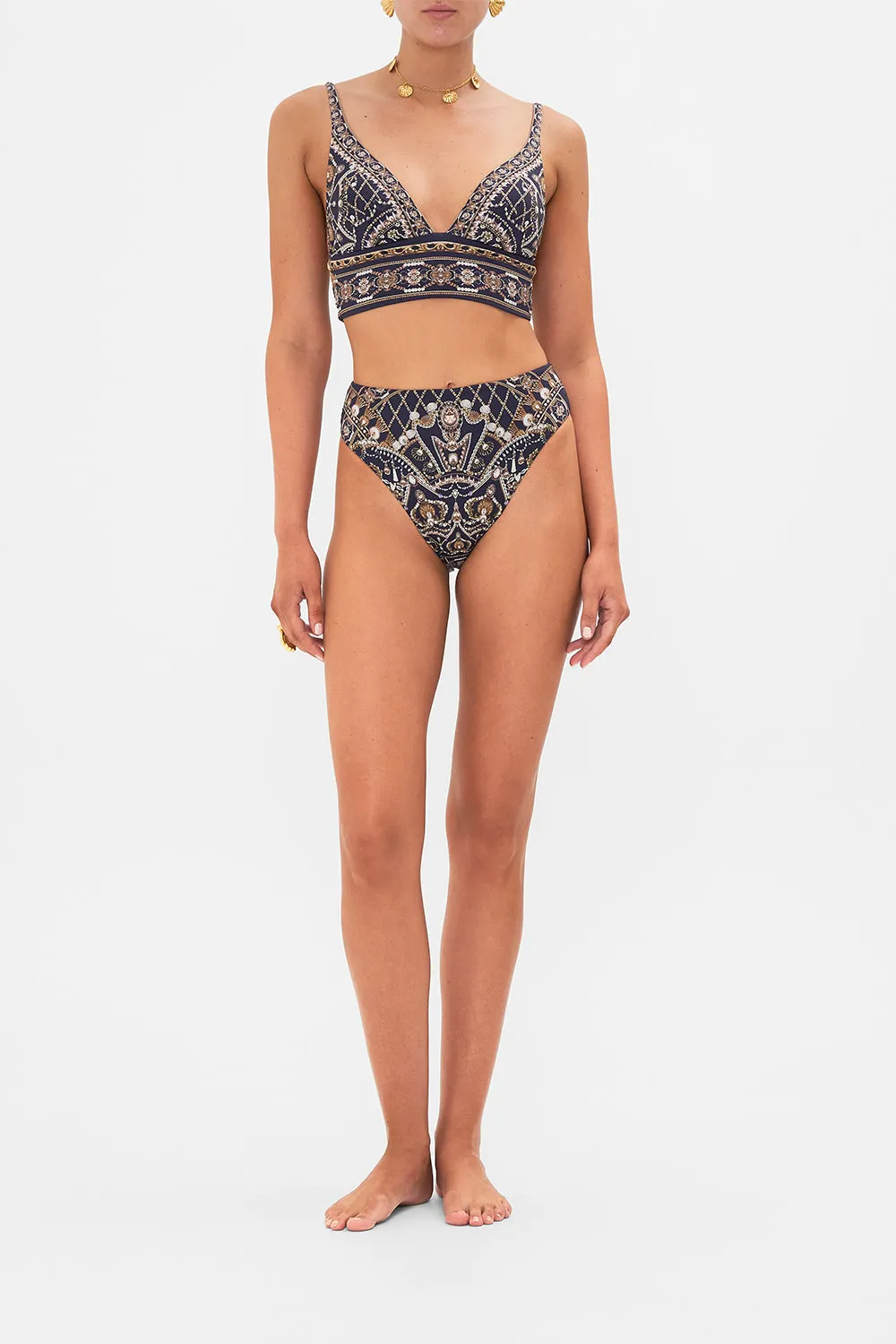 WIDE BAND HI TRI BRA DANCE WITH THE DUKE sold by Camilla