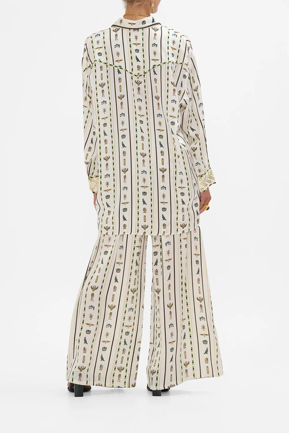 LONG LINE SHIRT WITH YOKE AND BUTTON DETAIL VALLEY OF THE QUEENS sold by Camilla product image thumbnail 2