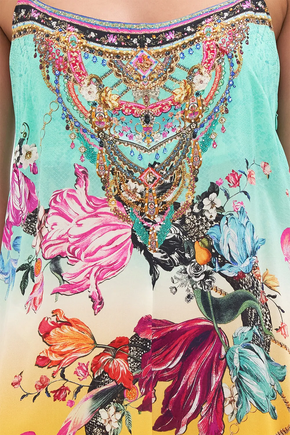 LONG PANEL SLIP DRESS VIPER ROOM sold by Camilla product image thumbnail 4