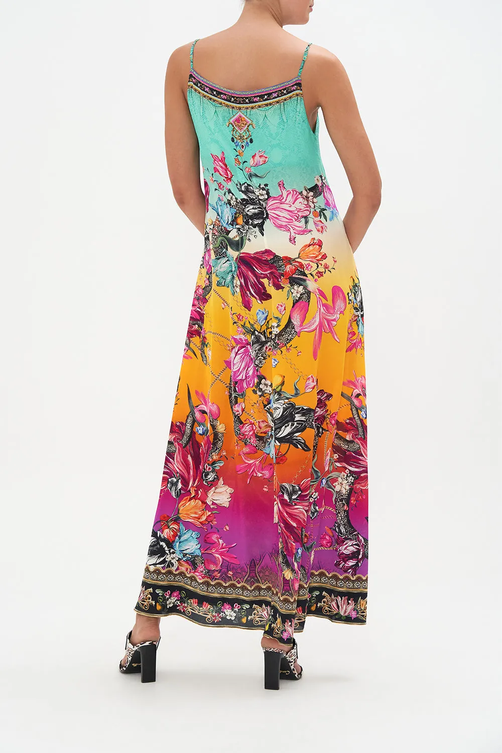 LONG PANEL SLIP DRESS VIPER ROOM sold by Camilla product image thumbnail 2