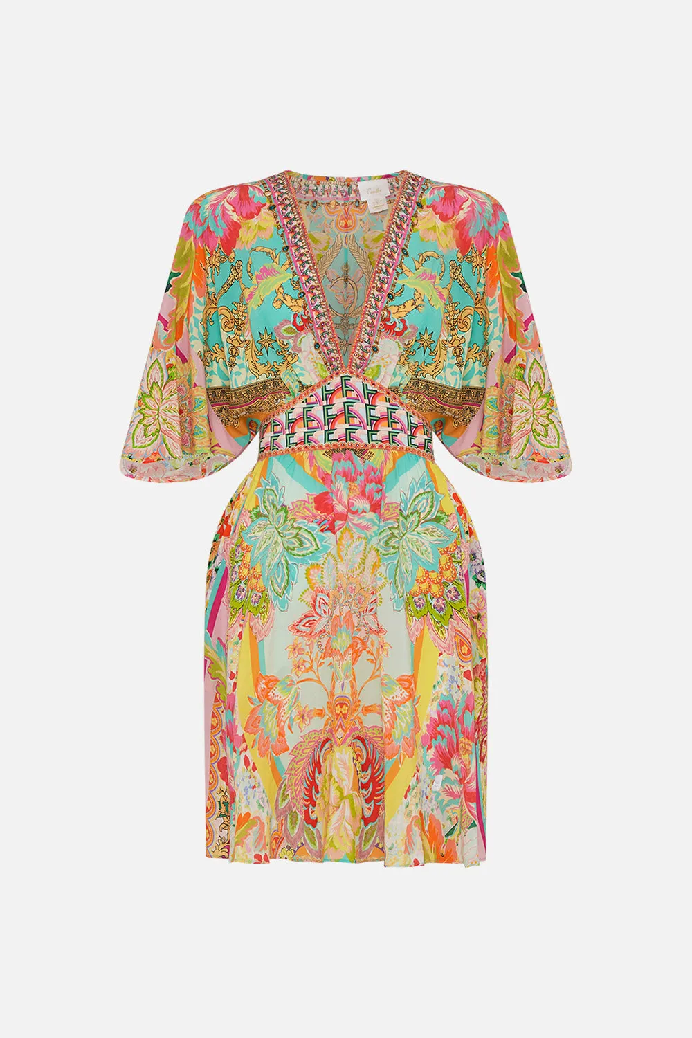 SHORT WAISTED DRESS AN ITALIAN WELCOME sold by Camilla product image thumbnail 3