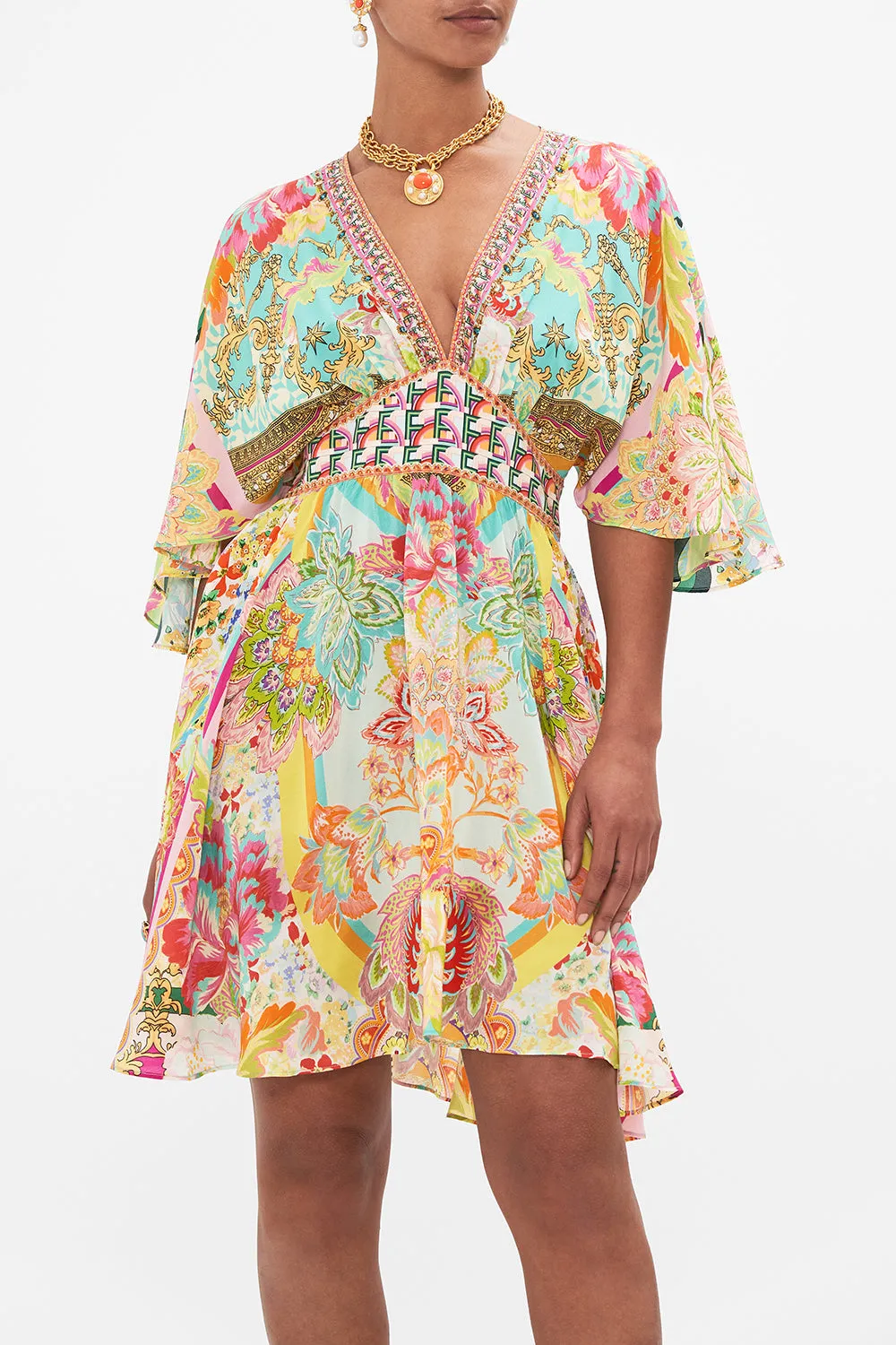 SHORT WAISTED DRESS AN ITALIAN WELCOME sold by Camilla product image thumbnail 5