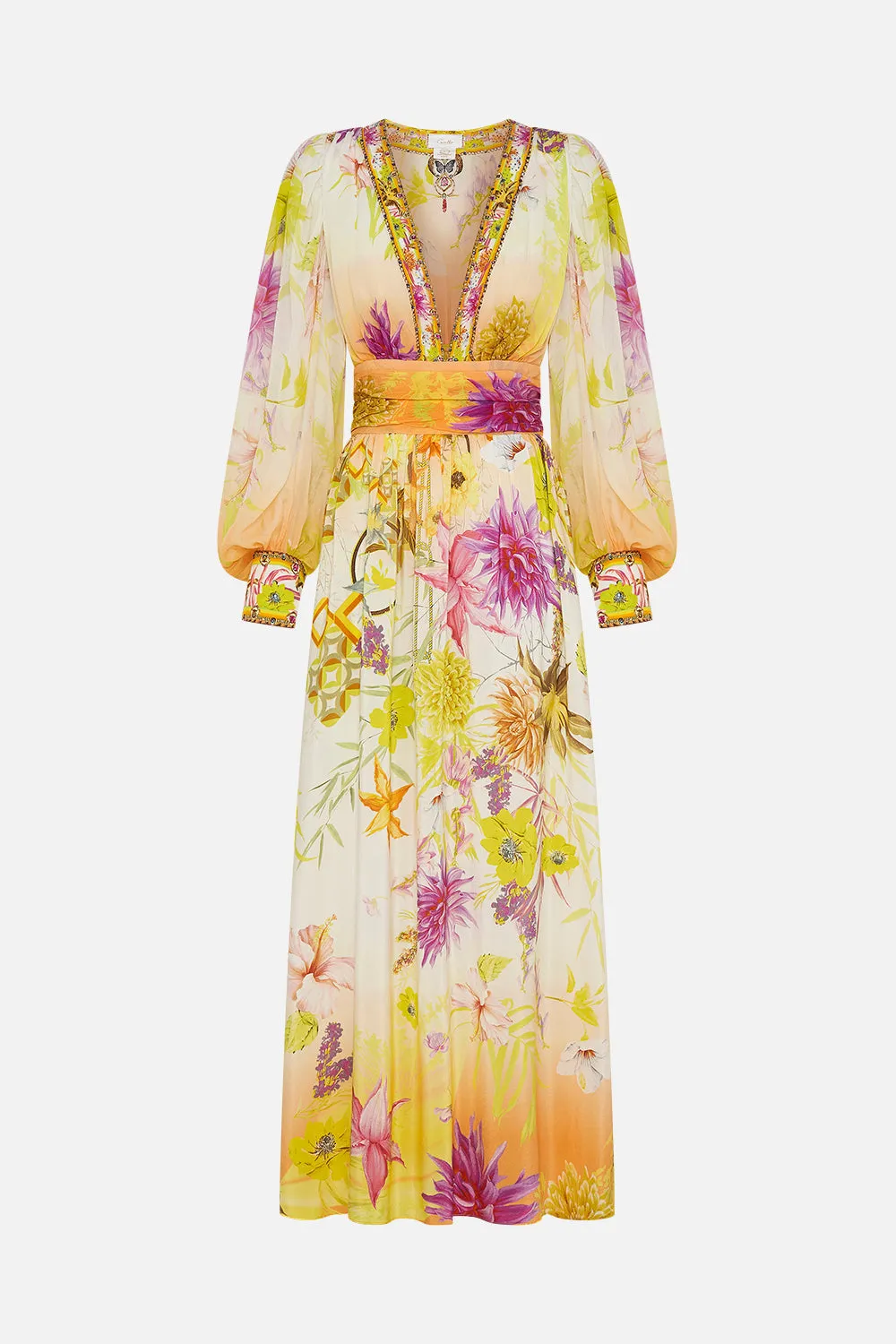 LONG DRESS WITH BLOUSON SLEEVE HOW DOES YOUR GARDEN GROW sold by Camilla product image thumbnail 3