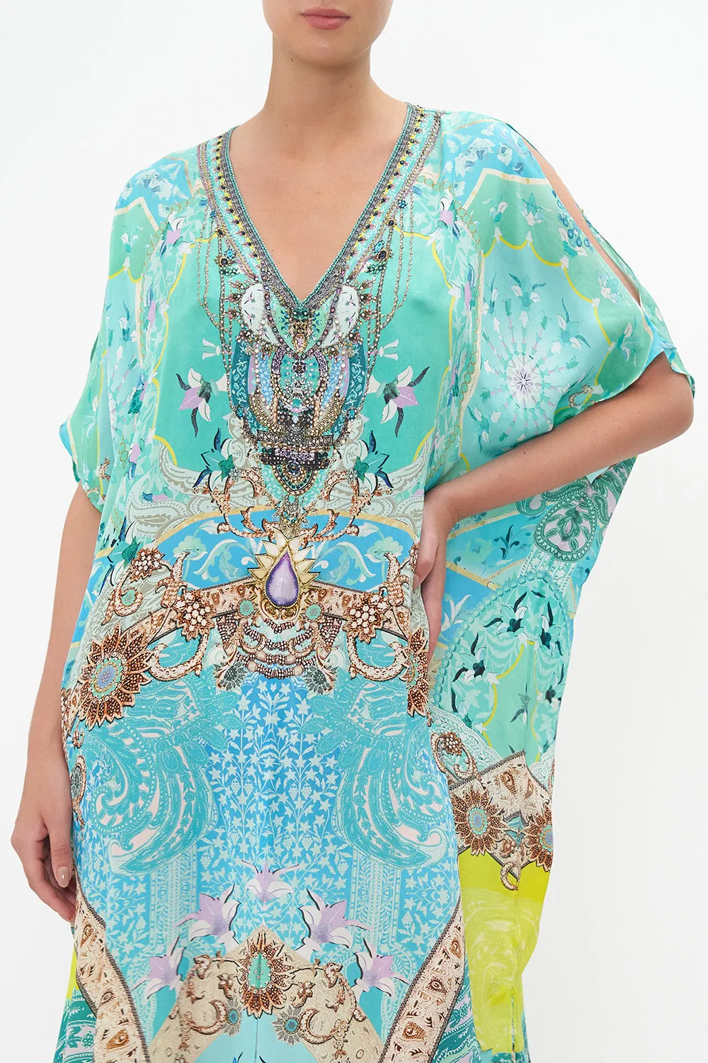 SLIM FIT KAFTAN WITH SPLIT TURN BACK TIME sold by Camilla product image thumbnail 5