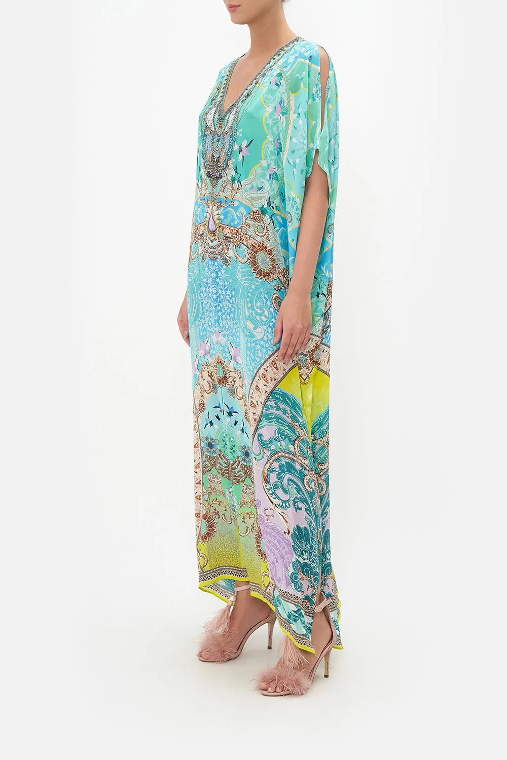 SLIM FIT KAFTAN WITH SPLIT TURN BACK TIME sold by Camilla product image thumbnail 4