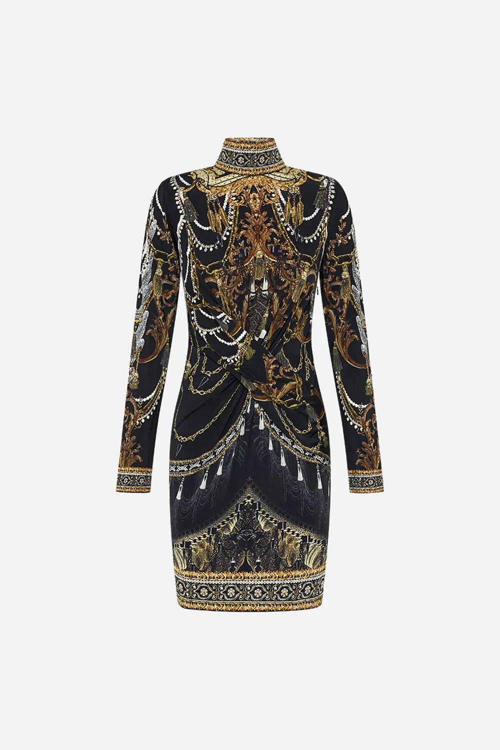 CROSS FRONT MINI DRESS RAVIN RAVEN sold by Camilla product image thumbnail 3