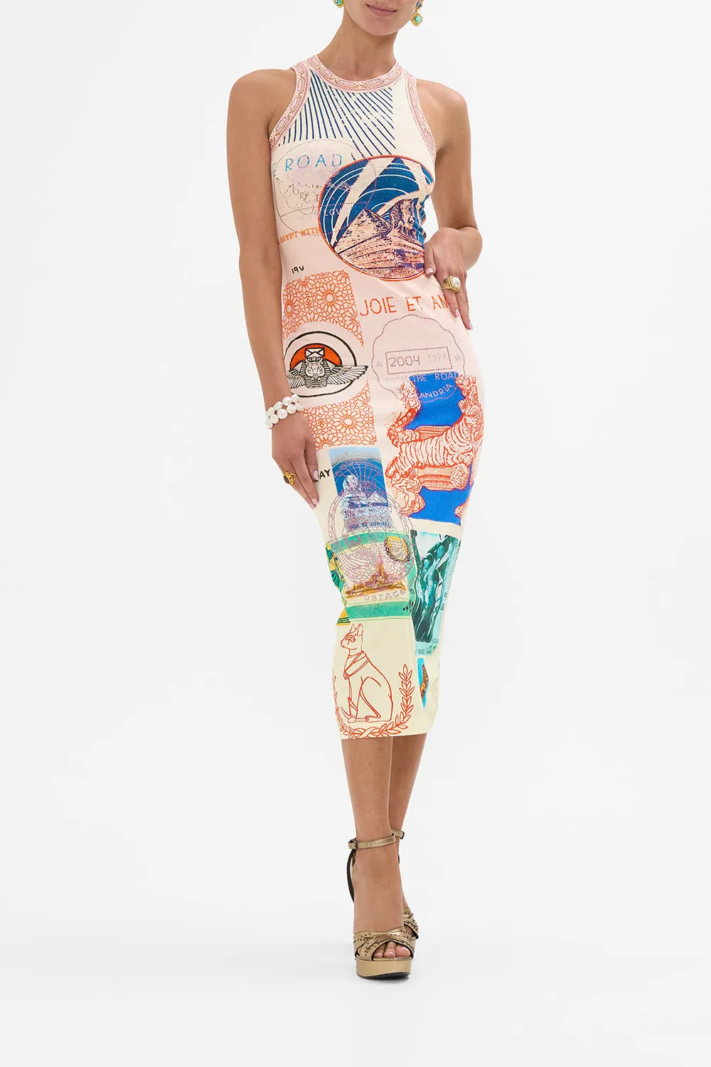 JERSEY TANK DRESS HAUTE PASSPORT sold by Camilla