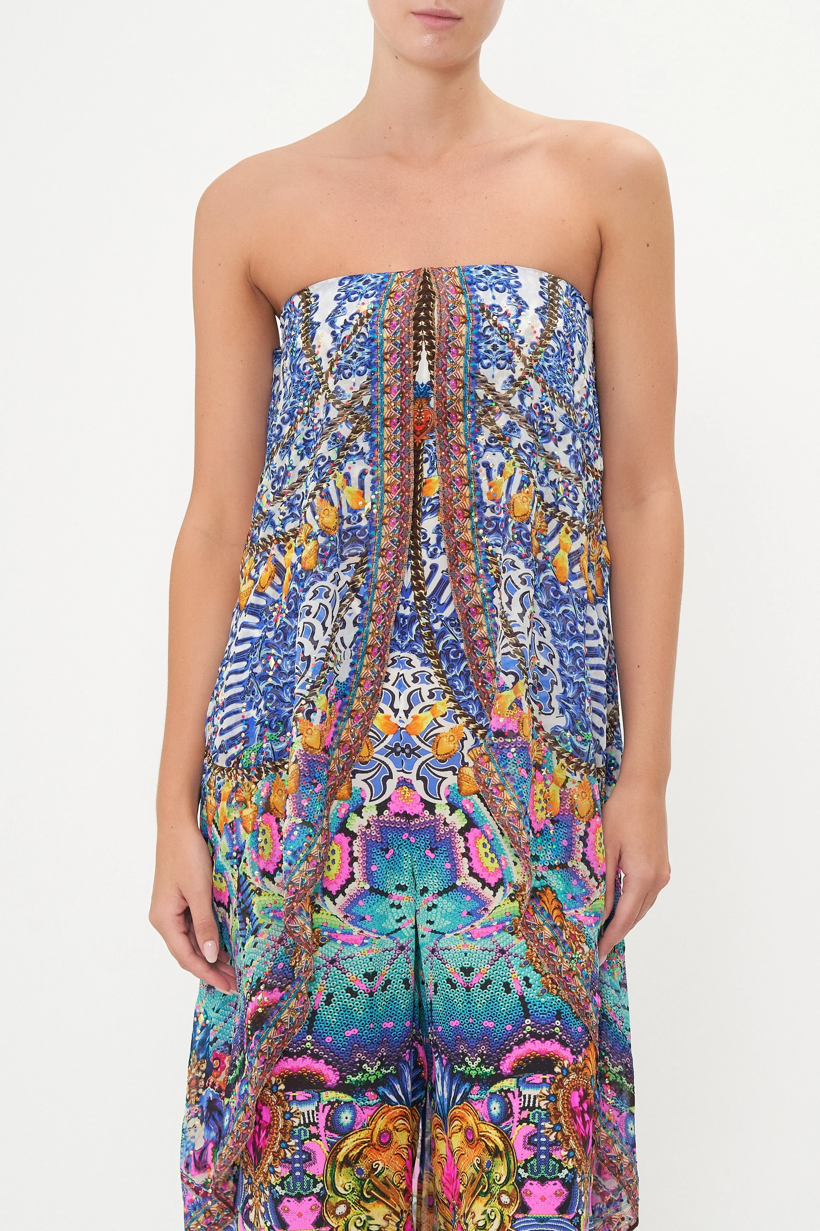 STRAPLESS OVERLAY JUMPSUIT LUCKY CHARMS sold by Camilla product image thumbnail 5