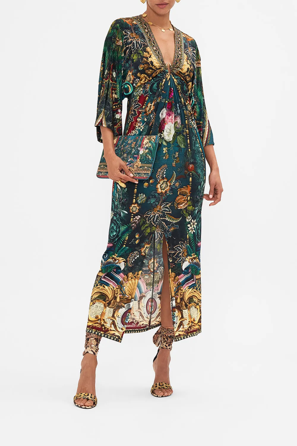 DRAPED JERSEY DRESS WITH HARDWARE VERDIS WORLD sold by Camilla