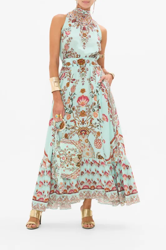 NECKTIE DRESS WITH ELASTICATED WAIST WEAVING WORLDS sold by Camilla