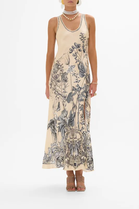 BIAS CUT TANK DRESS ETCHED INTO ETERNITY sold by Camilla