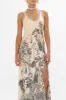 BIAS CUT TANK DRESS ETCHED INTO ETERNITY sold by Camilla