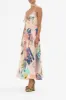 LONG DRESS WITH TIE FRONT HAUTE PASSPORT sold by Camilla