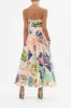 LONG DRESS WITH TIE FRONT HAUTE PASSPORT sold by Camilla