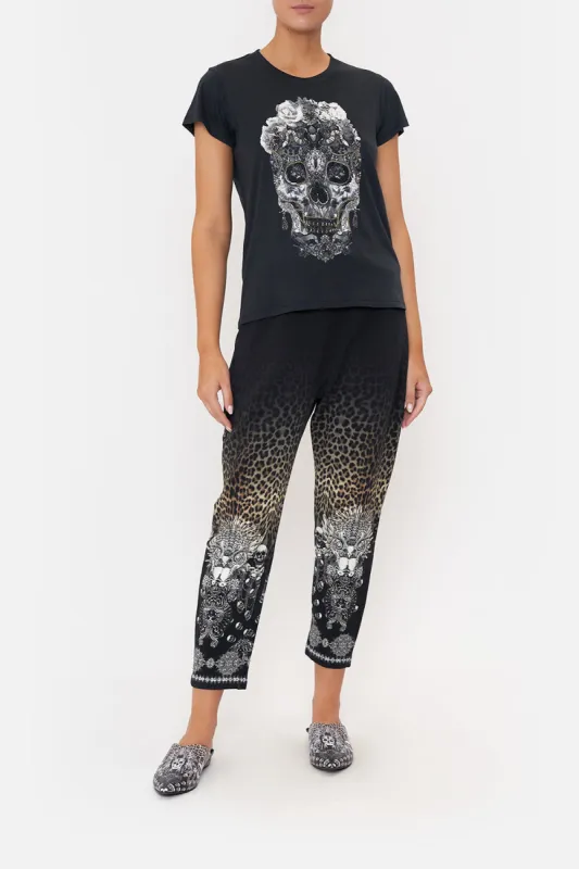 SLIM FIT ROUND NECK T-SHIRT ORDER OF DISORDER LOUNGE sold by Camilla