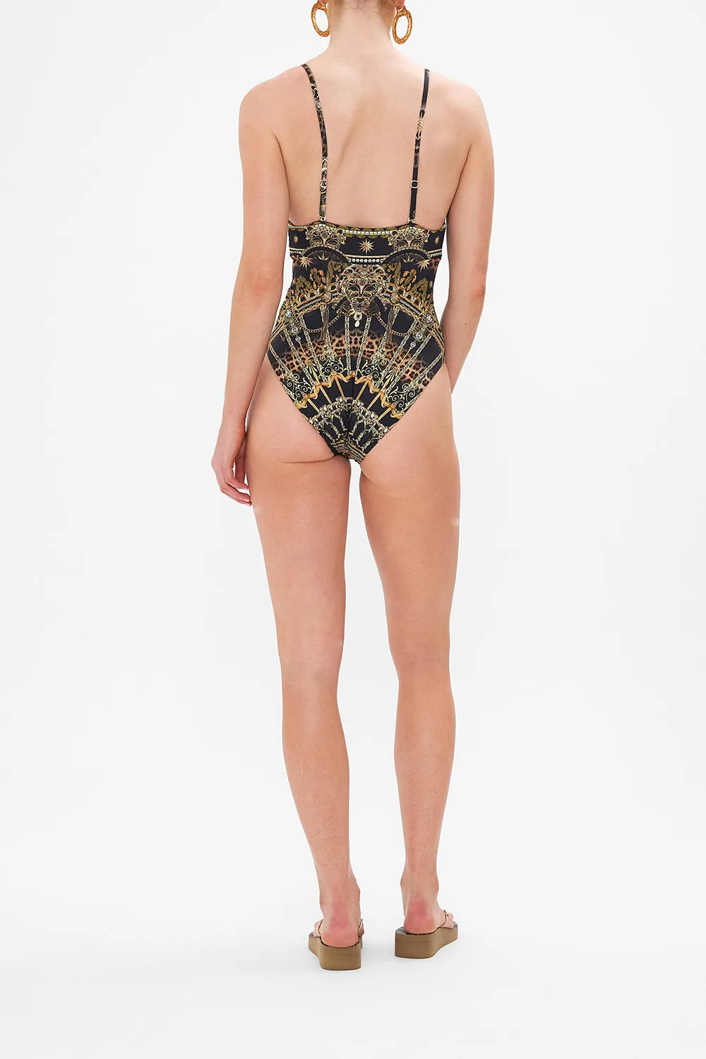 HIGH TRI ONE PIECE WITH FRONT TRIM MASKED AT MOONLIGHT sold by Camilla product image thumbnail 2