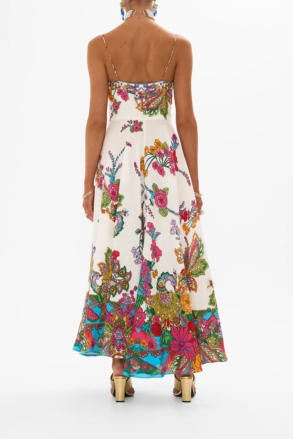 LONG DRESS WITH TIE FRONT COSMIC PRAIRIE sold by Camilla product image thumbnail 2
