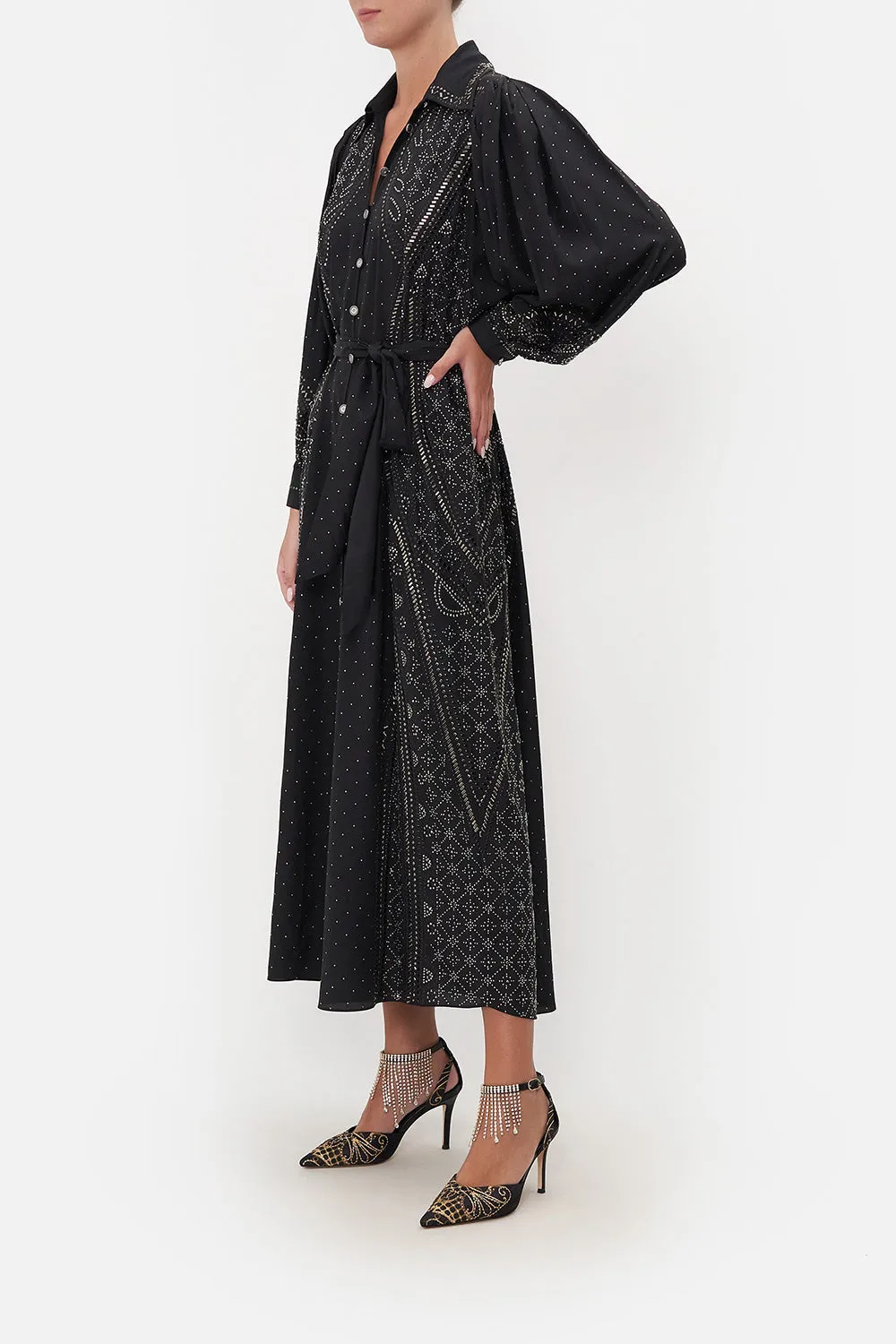 CURVED COLLAR SHIRT DRESS LUXE ESPIRITU sold by Camilla product image thumbnail 4